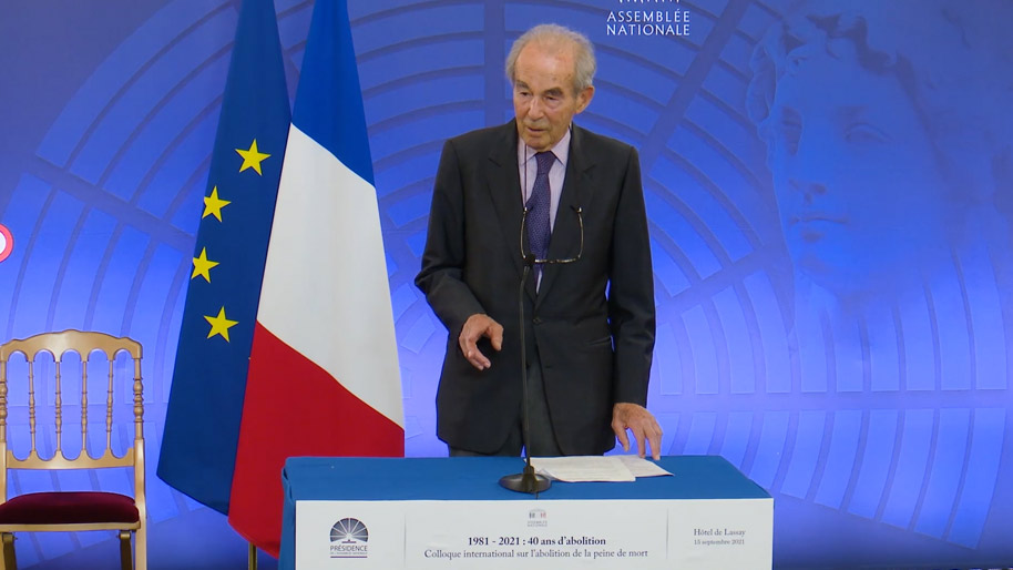 40 Ans De L'abolition De La Peine De Mort - Discours De Robert Badinter ...