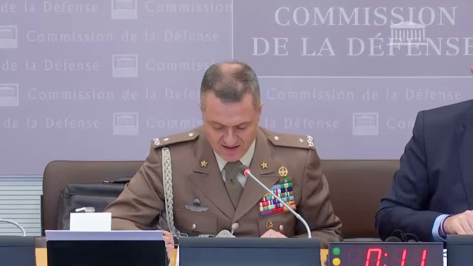 Commission De La Défense : Général Marco Buscemi, Attaché De Défense ...